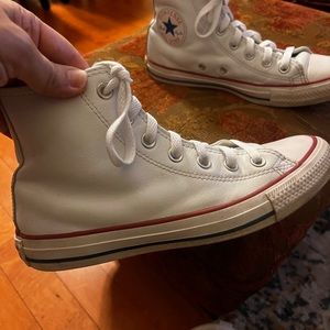 Leather Converse size 7.5